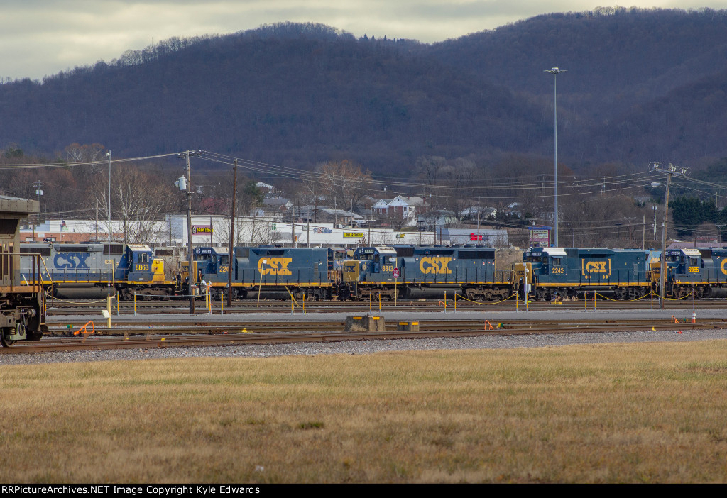 CSX SD40-2 #8863